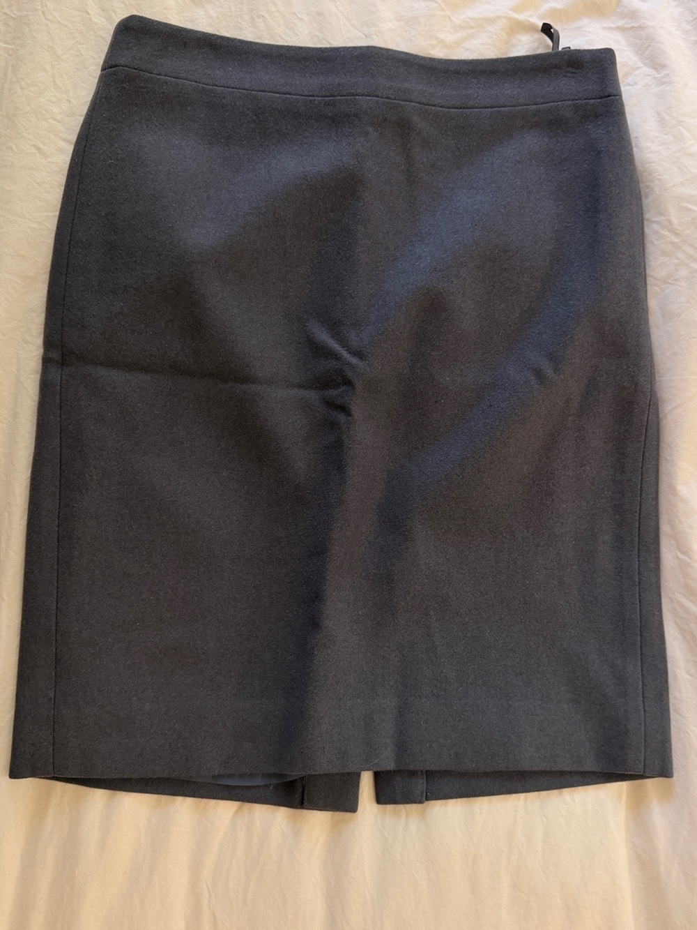 Grey Wool J Crew Women's Pencil Skirt - Black